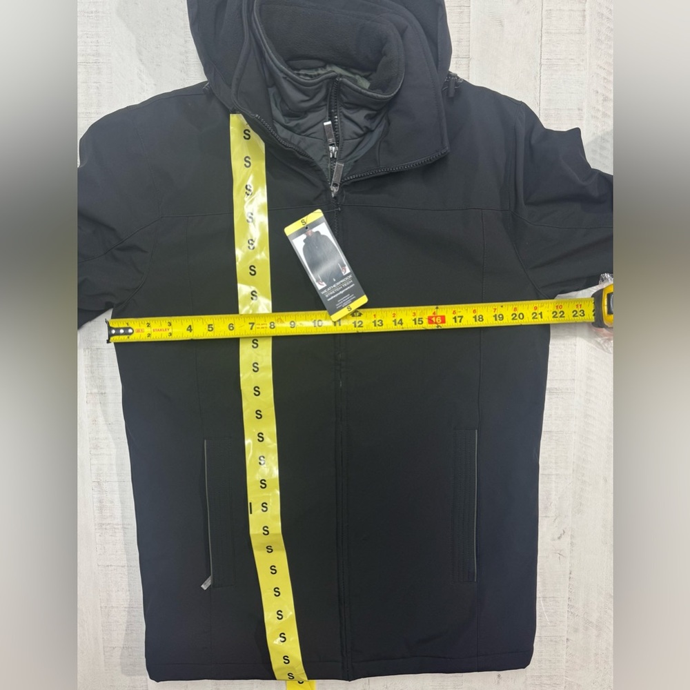 Weatherproof Men's streach tech Jacket Windproof Water Resistant black small - Picture 3 of 8